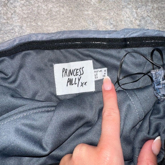 Princess Polly Raney Bodysuit Gray - Picture 3 of 4